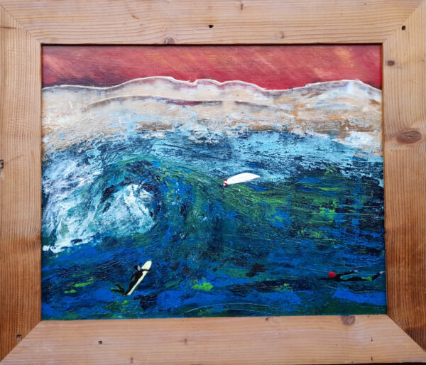 Stormy sea